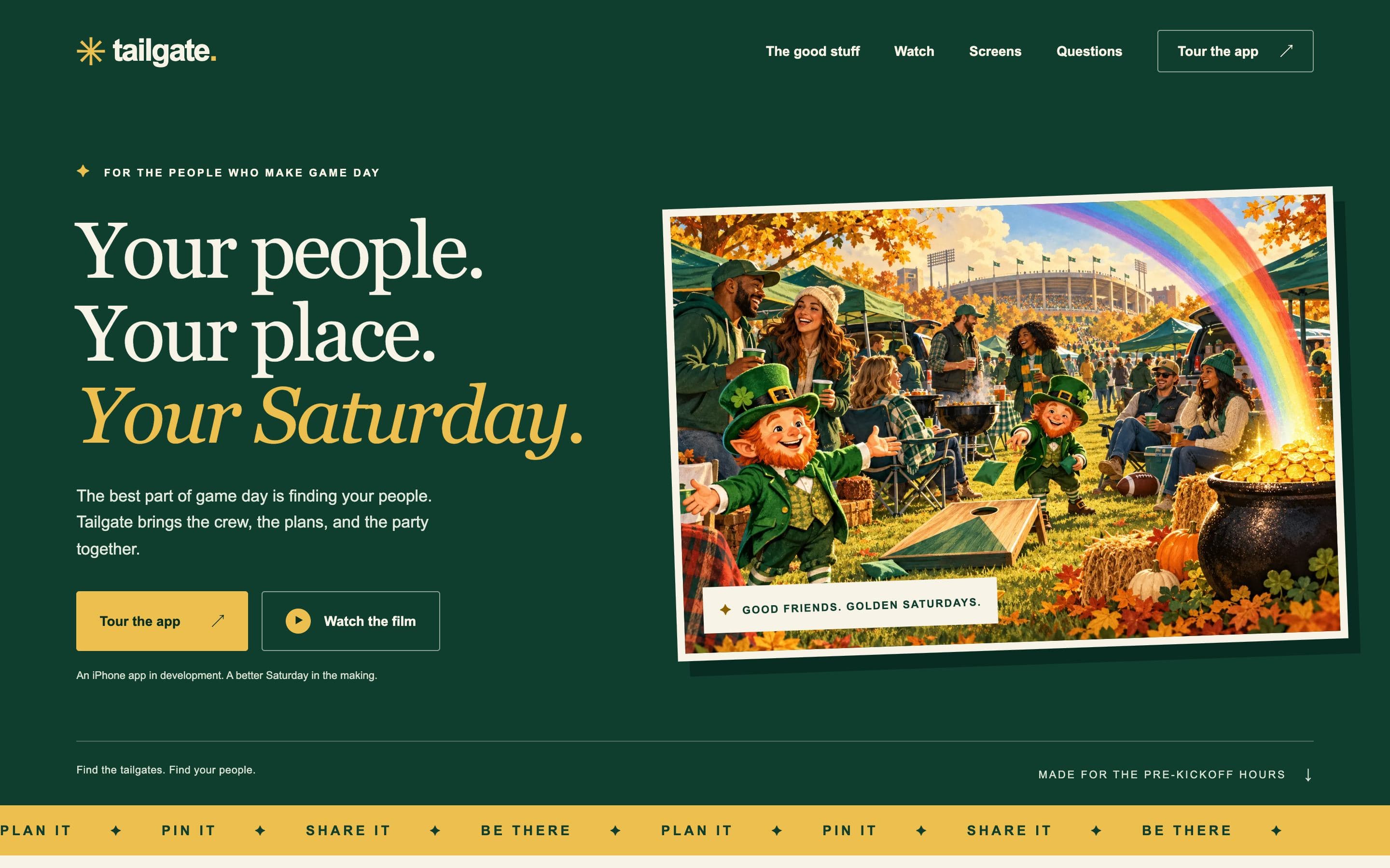 Tailgate website